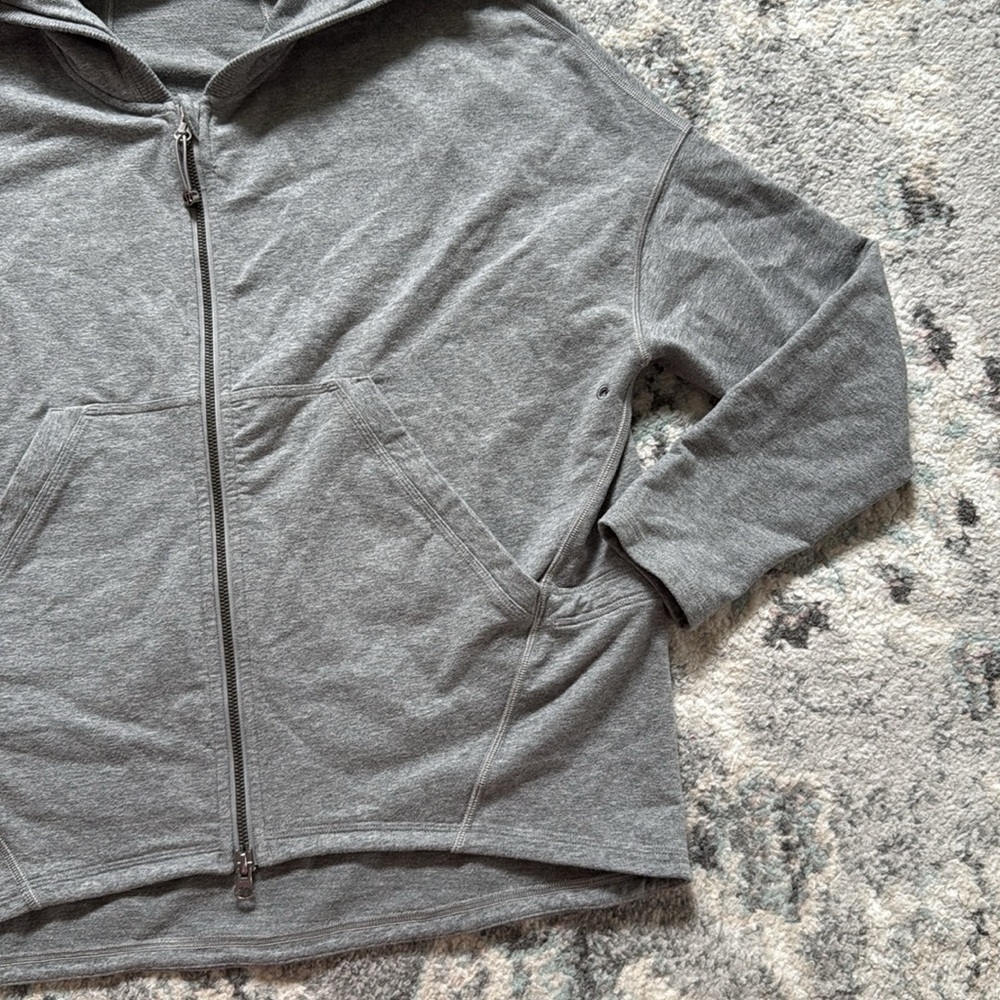 Lululemon Gray Zip Up Hooded Jacket - Picture 4 of 10
